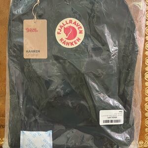 Fjallraven Black Kanken Bag